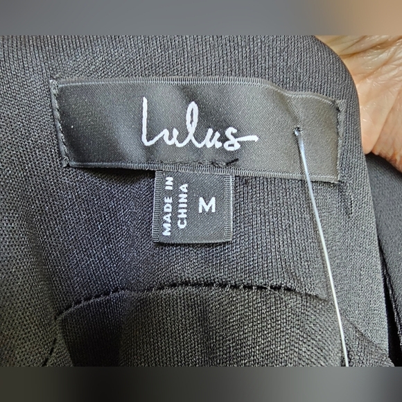 Lulus Women's Heavenly Hues Black Sleeveless Maxi Dress, Size MED - Picture 15 of 15